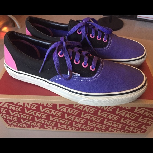 purple custom vans